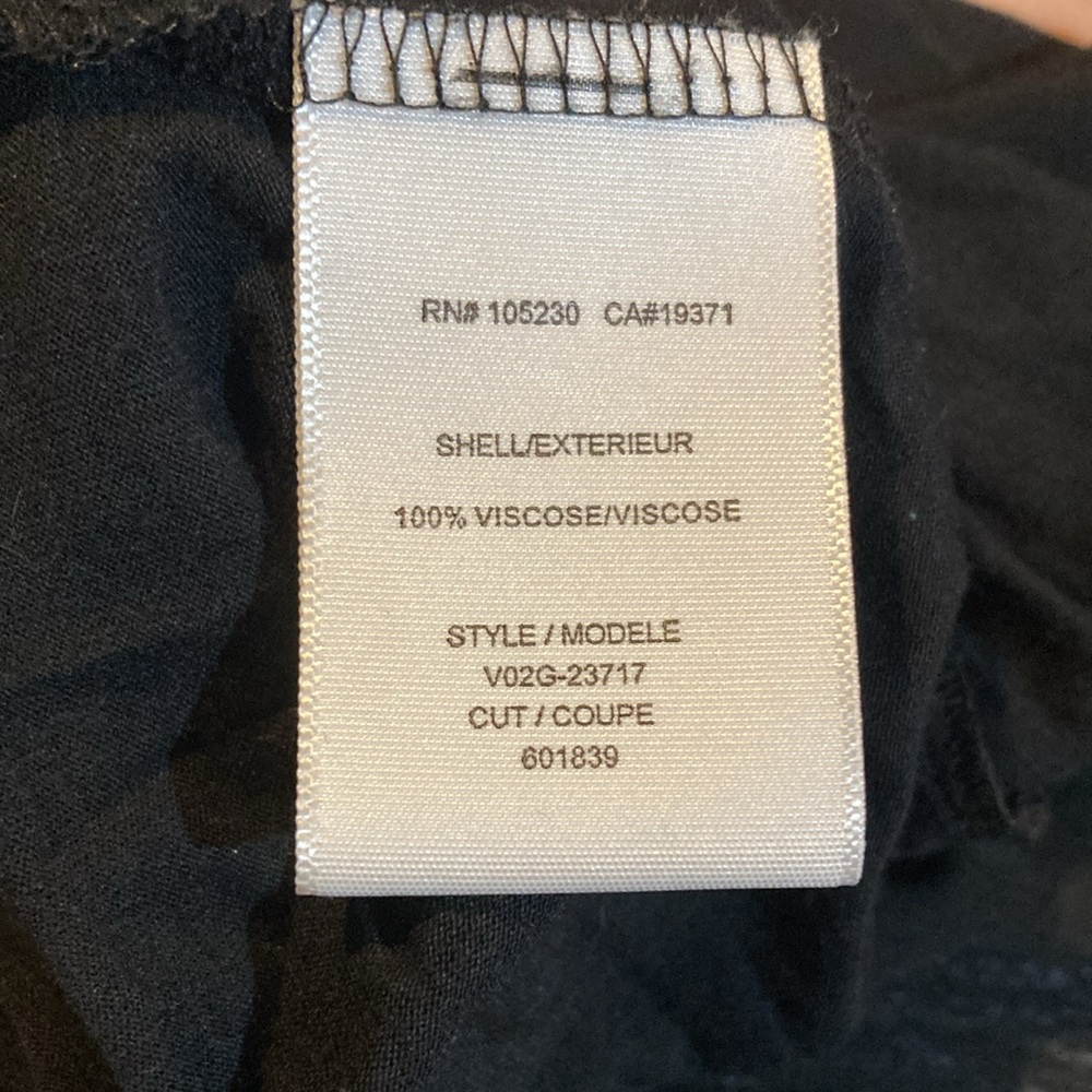 Joie Soft Sheer Embellished Blouse Top Black sz XS - Picture 4 of 5